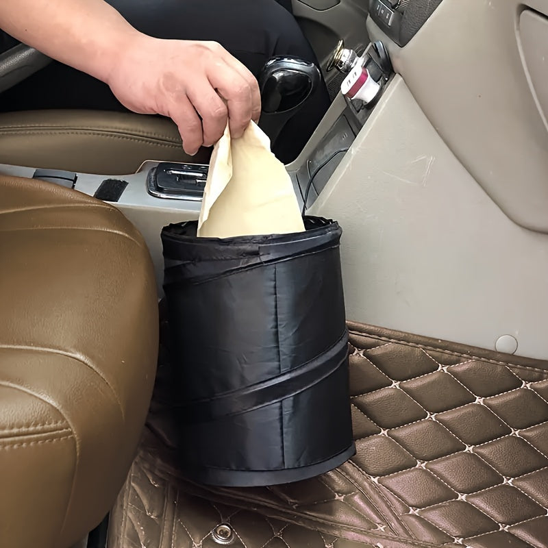 Keep Your Car Clean &amp; Organized with this Collapsible Car Trash Can!