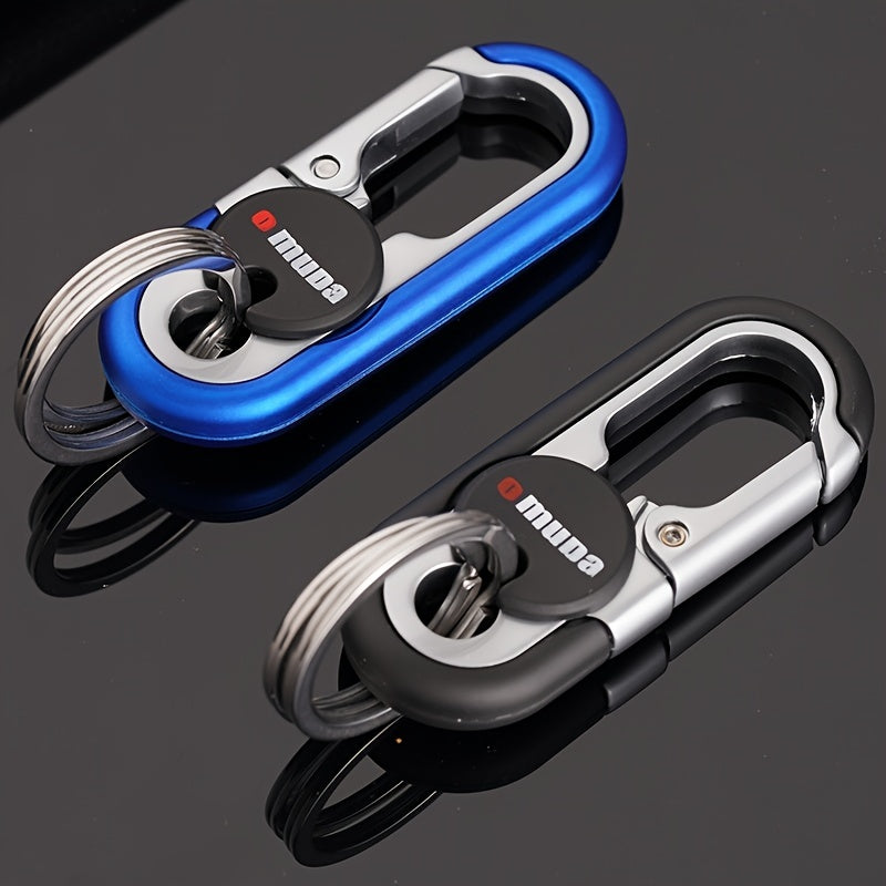 Upgrade Your Style with This High-Grade Metal Alloy Car Key Chain - Perfect for Men's Waist Hanging!