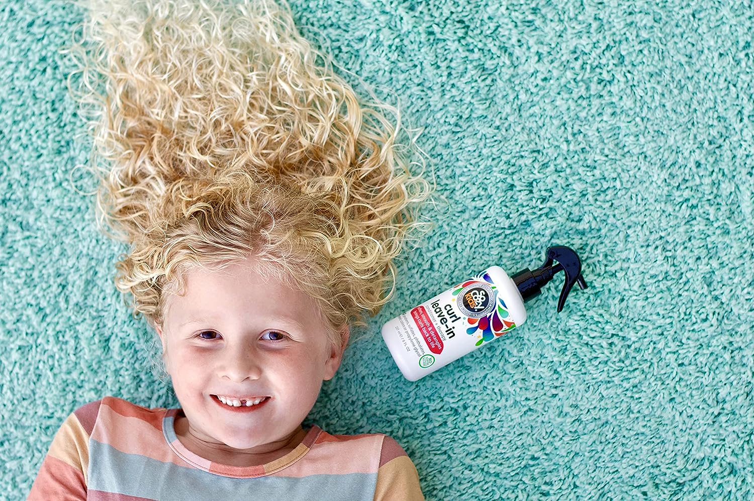 So Cozy Curl Leave In Conditioner Spray - Kids Hair Detangler Spray &amp; Leave-In Conditioner for Curly Hair - Paraben-Free Leave In Hair Conditioner &amp; Detangler Spray for Kids Tangle-Free Curls (8fl oz)