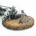 A-Z bet Branding Irons - 26 Letters - Cowboy Monogram - HeritaForge