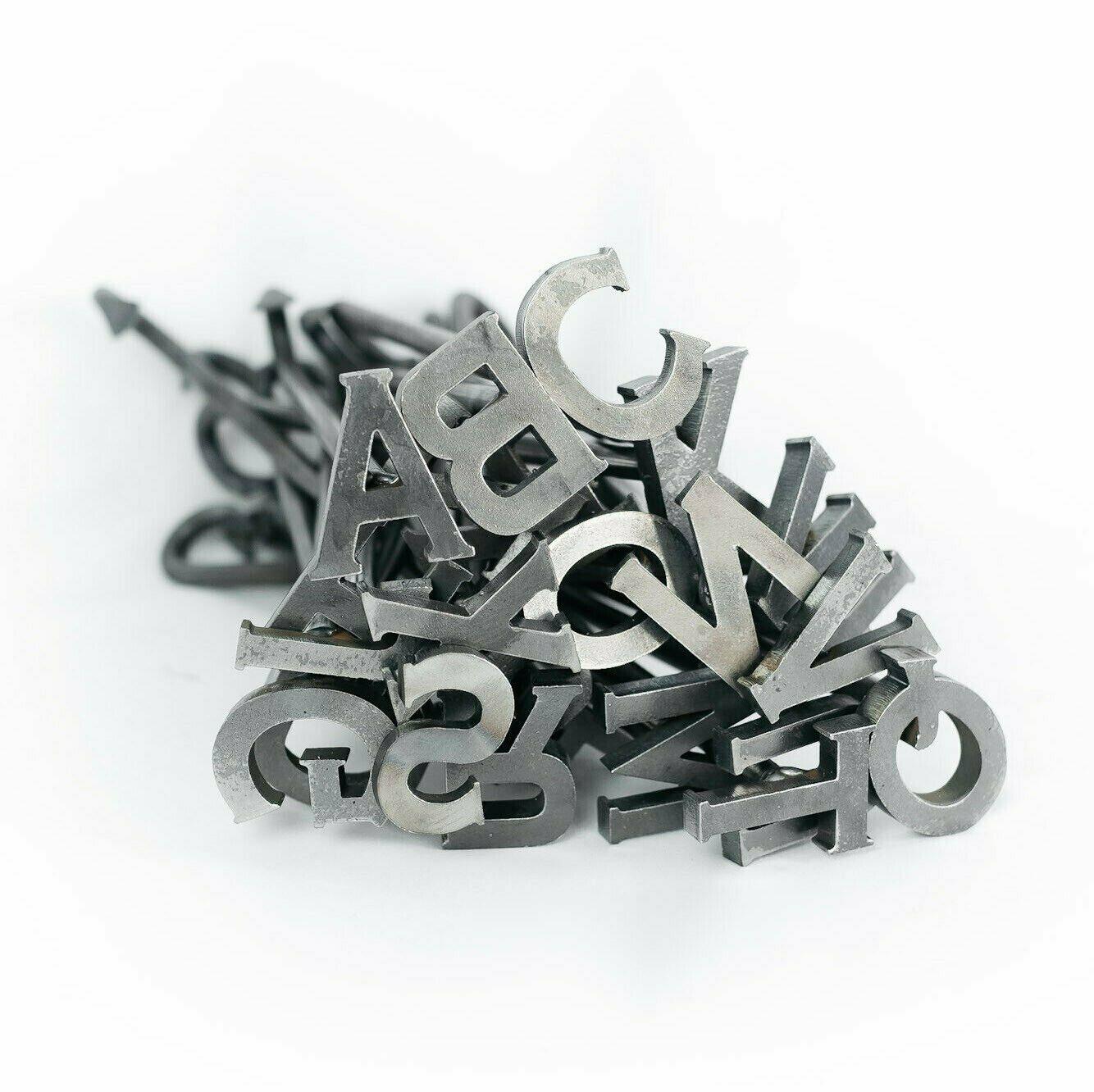 A-Z bet Branding Irons - 26 Letters - Cowboy Monogram - HeritaForge