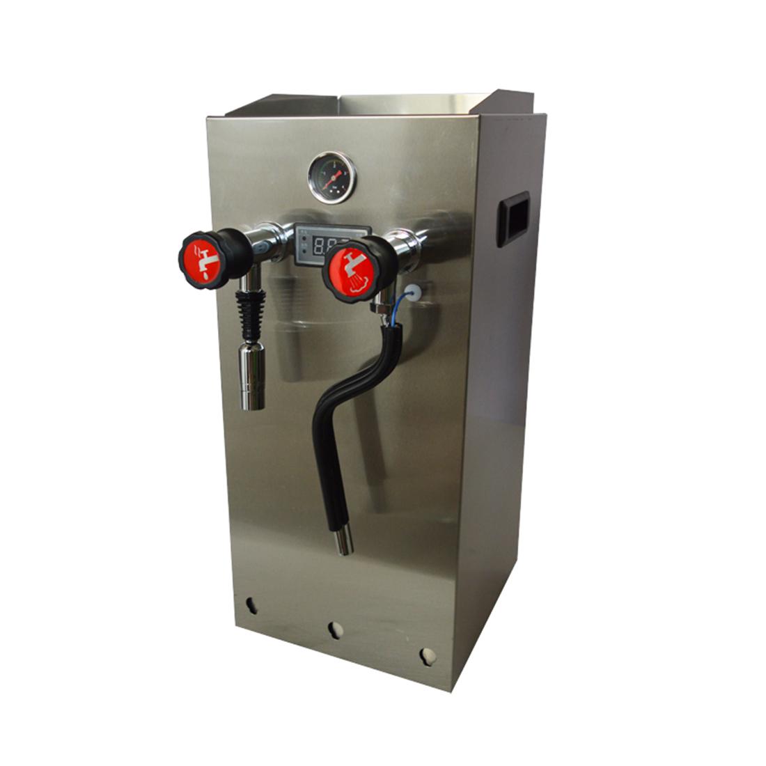 220V Milk Frother Steam Boiling Water Foam Machine  Steel 10L