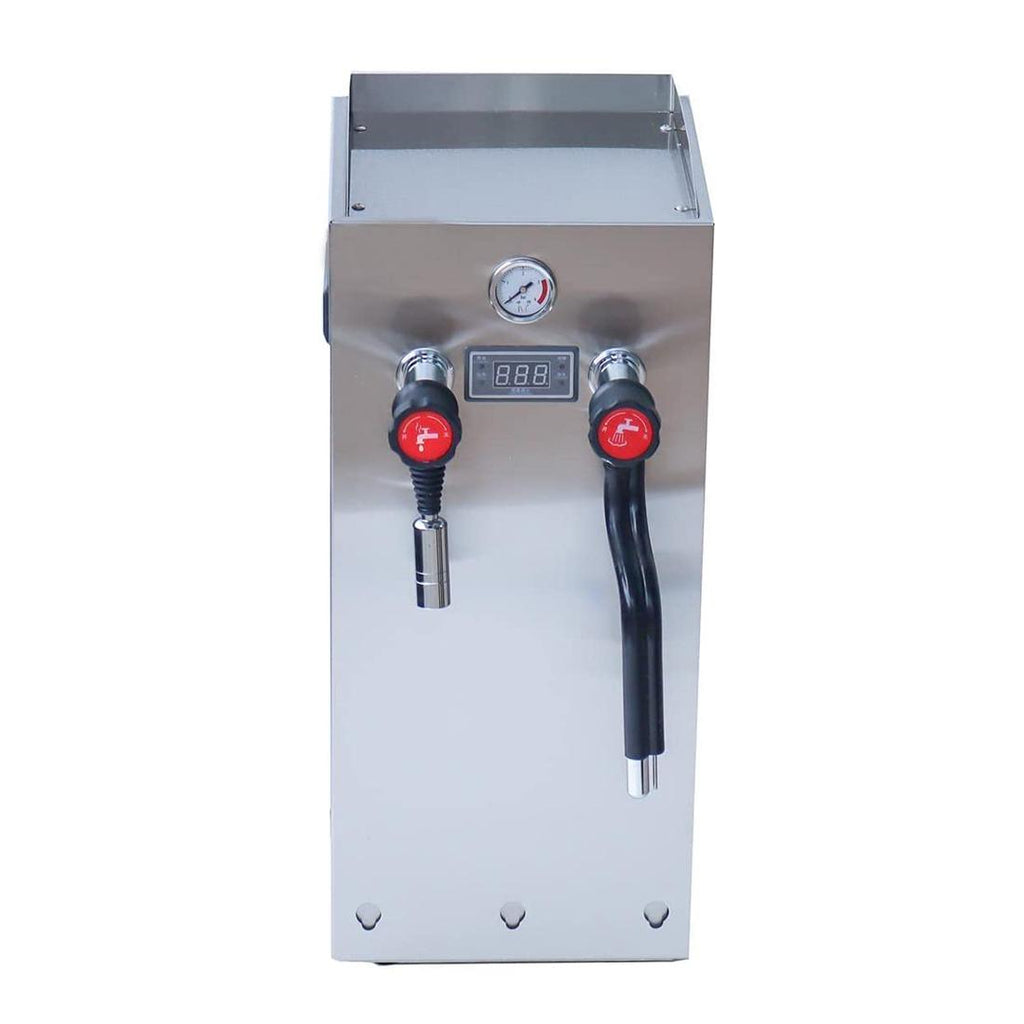 220V Milk Frother Steam Boiling Water Foam Machine  Steel 10L