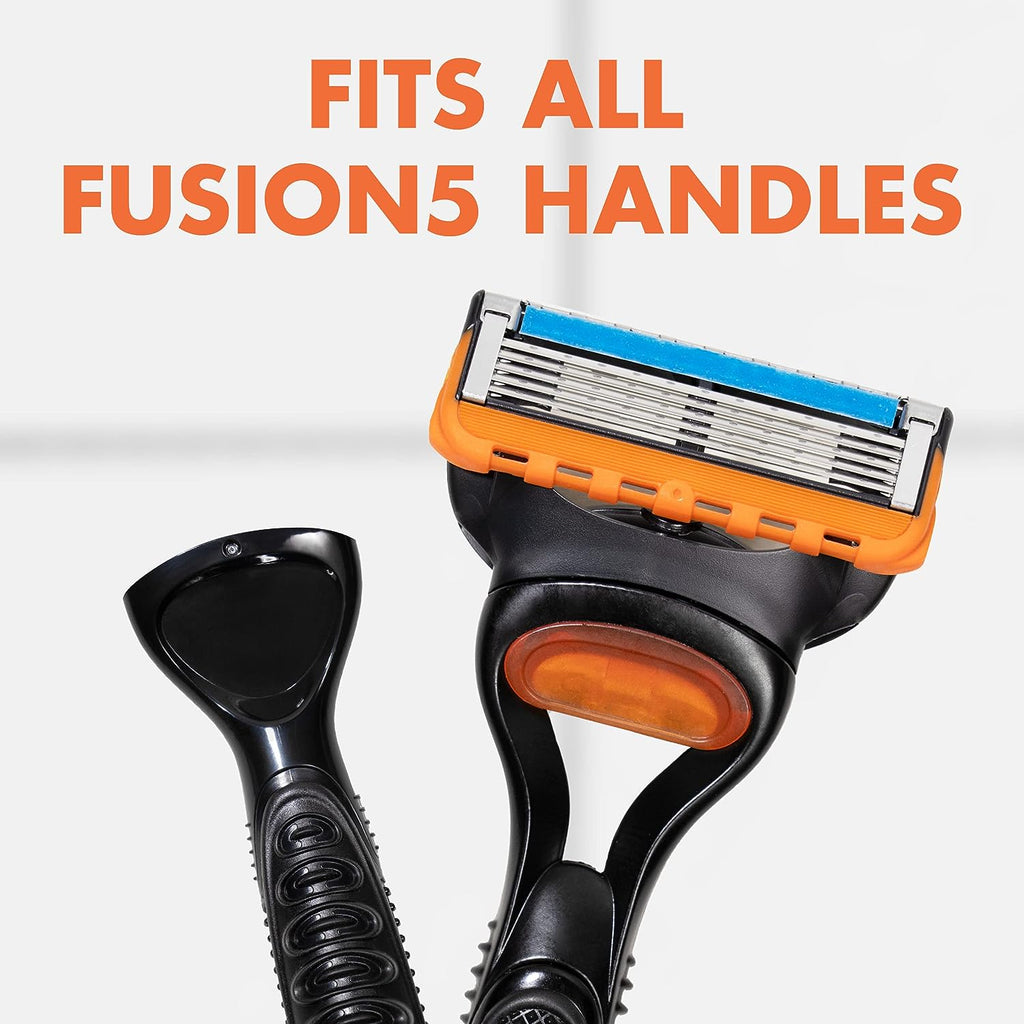 Gillette Fusion5 Mens Razor Blade Refills, 8 Count, Lubrastrip for a More Comfortable Shave