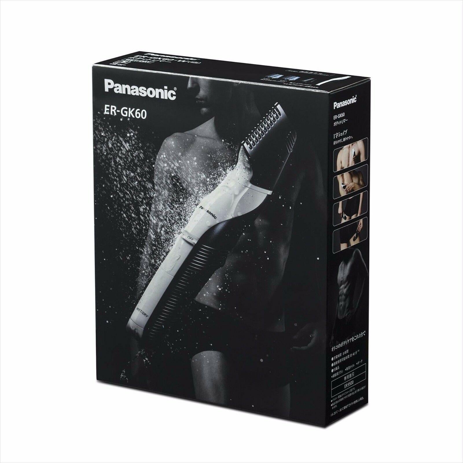 Panasonic Er-gk60-w White Body Trimmer for Men From Japan