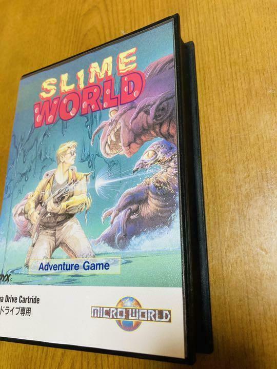 Mega Drive Slime World With Postcard