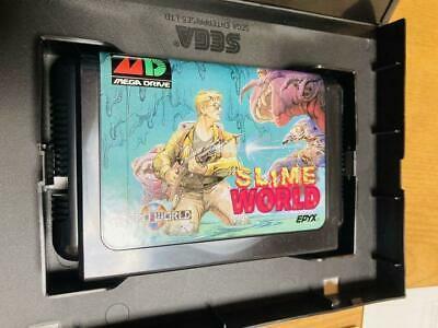 Mega Drive Slime World With Postcard