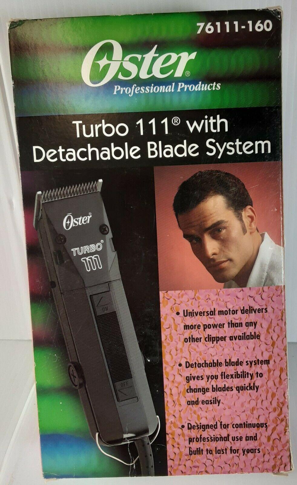Professional Hair Clippers Trimmers Oster Turbo 111 Barber Tool 76111-160