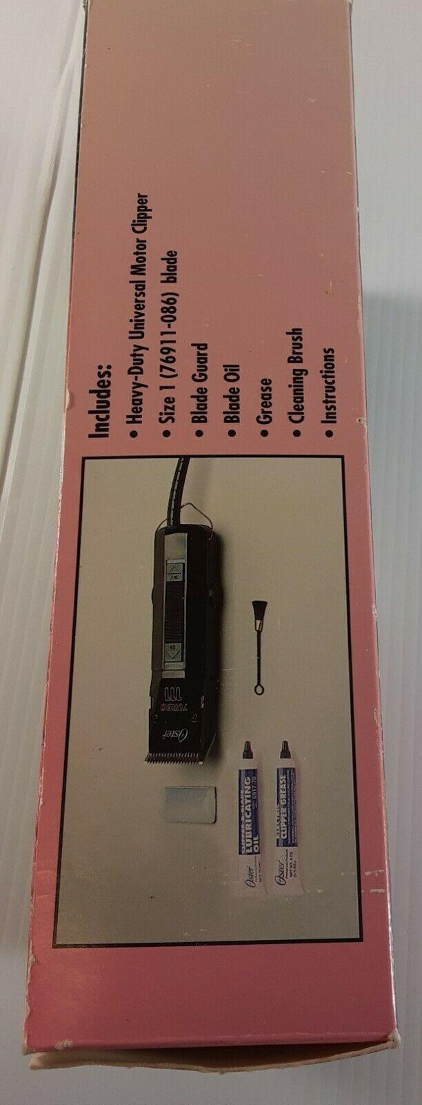 Professional Hair Clippers Trimmers Oster Turbo 111 Barber Tool 76111-160