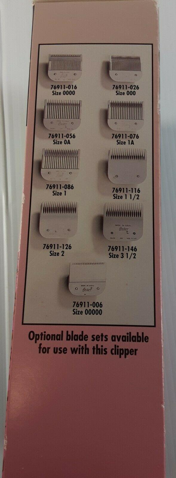 Professional Hair Clippers Trimmers Oster Turbo 111 Barber Tool 76111-160