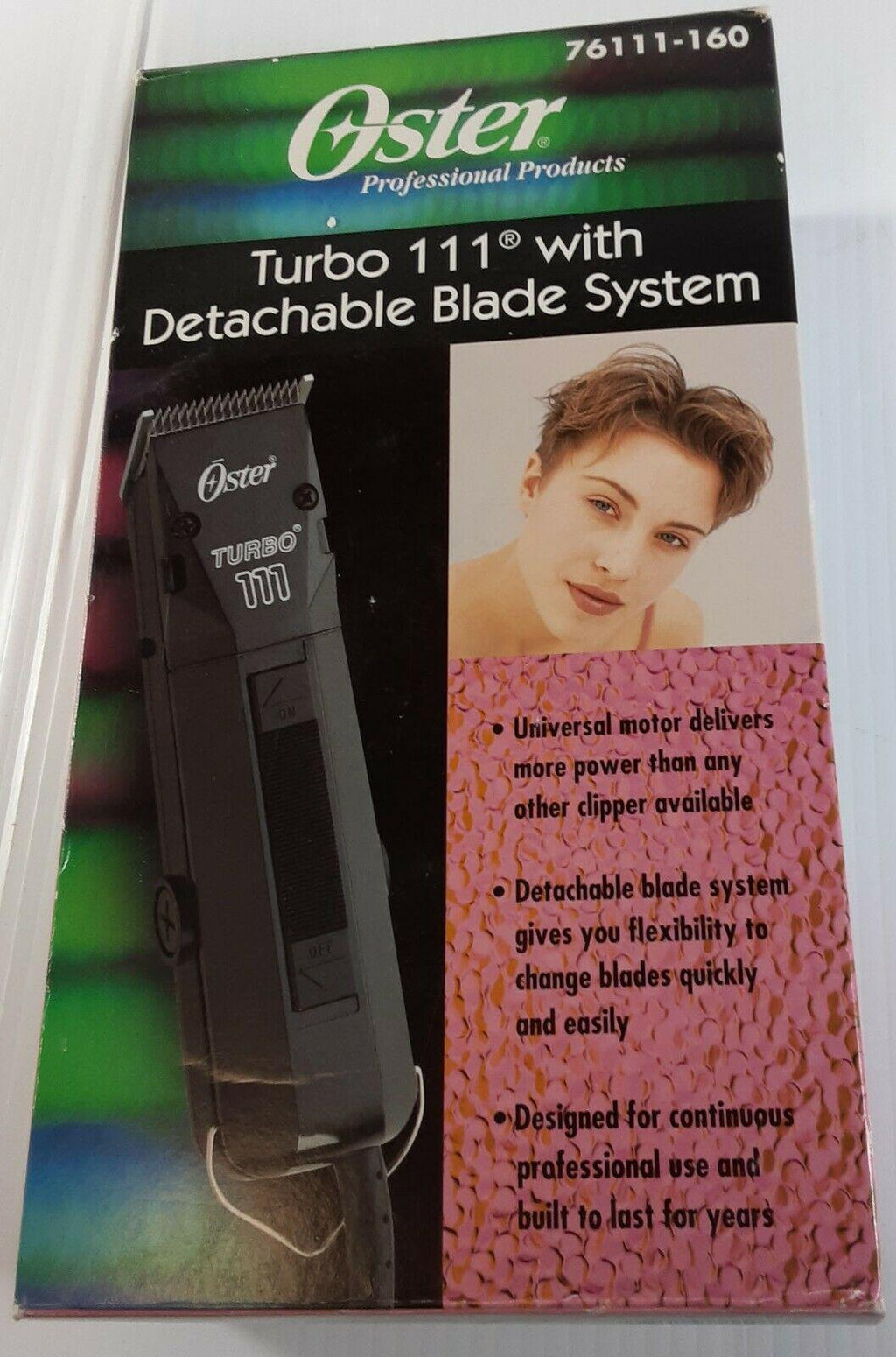 Professional Hair Clippers Trimmers Oster Turbo 111 Barber Tool 76111-160