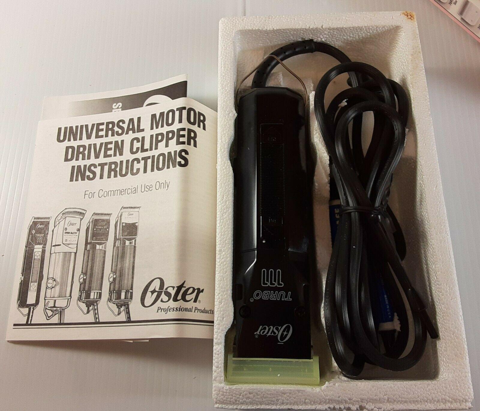 Professional Hair Clippers Trimmers Oster Turbo 111 Barber Tool 76111-160