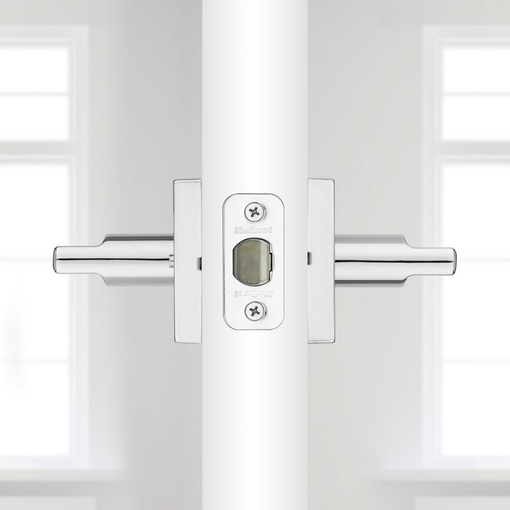 Halifax Square Polished Chrome Privacy Bed/Bath Door Lever