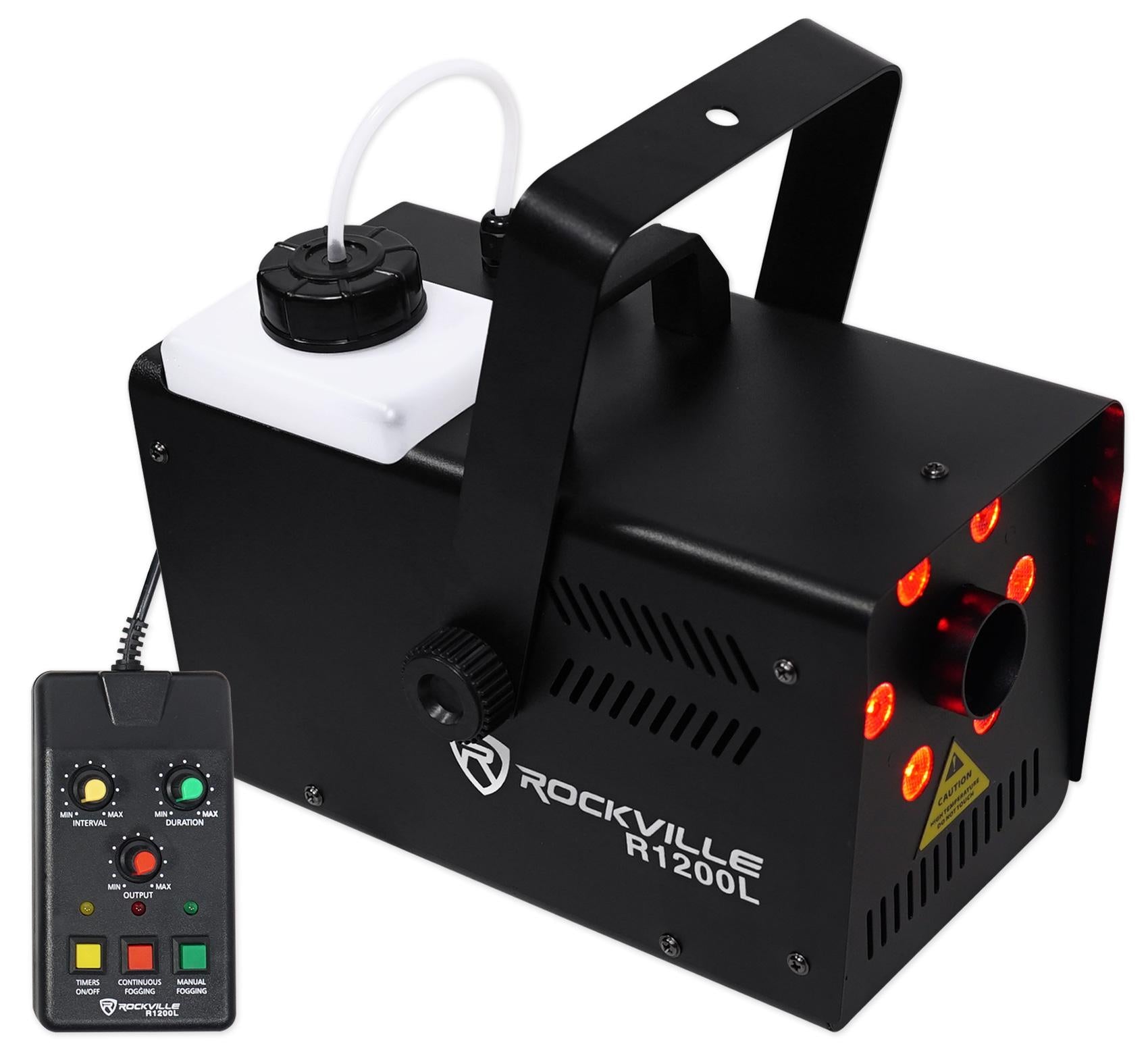 (2) Chauvet DJ EVE P-150 UV DMX Black Light StaCannons+LED Fogger+Fluid