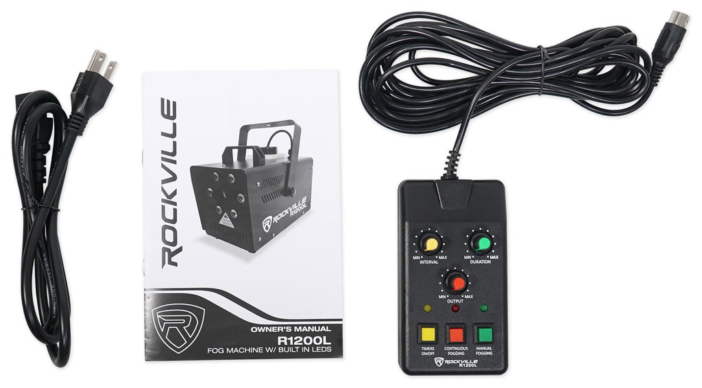 (2) Chauvet DJ EVE P-150 UV DMX Black Light StaCannons+LED Fogger+Fluid