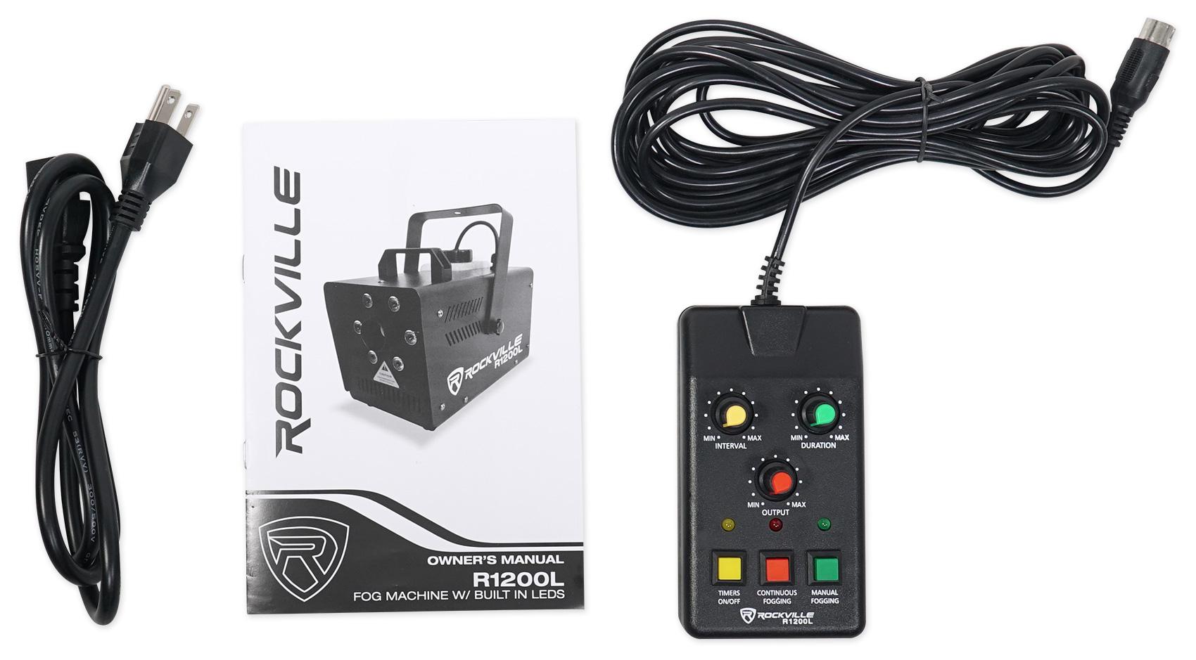 (2) Chauvet DJ EVE P-150 UV DMX Black Light StaCannons+LED Fogger+Fluid
