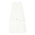 HALO Cotton Sleepsack Swaddle, 3-Way Adjustable Wearable Blanket, TOG 1.5, Cream, Small, 3-6 Months