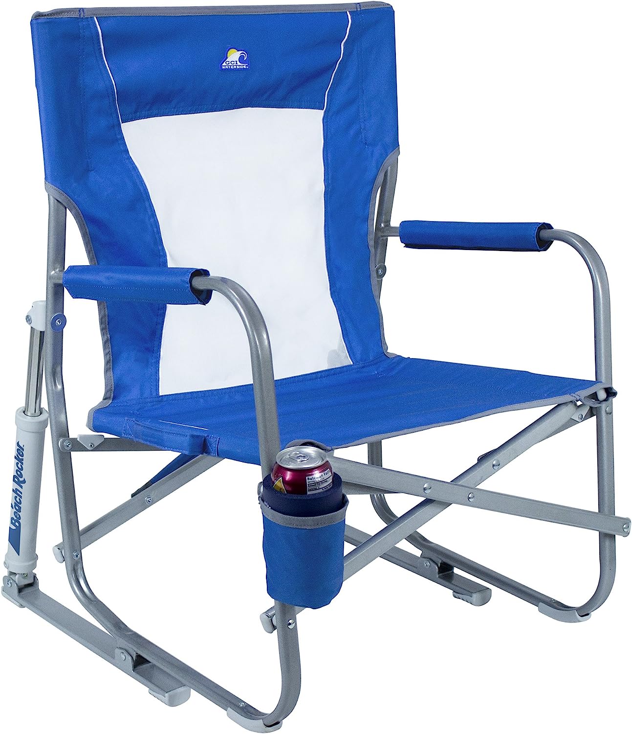 GCI Outdoor Waterside Beach Rocker Folding Beach Chair &amp; Portable Rocking Chair
