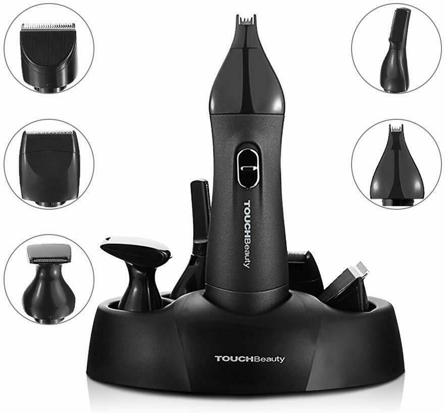 Professional Personal Groomer Set Nose Ear Beard Moustache Facial Hair Black
