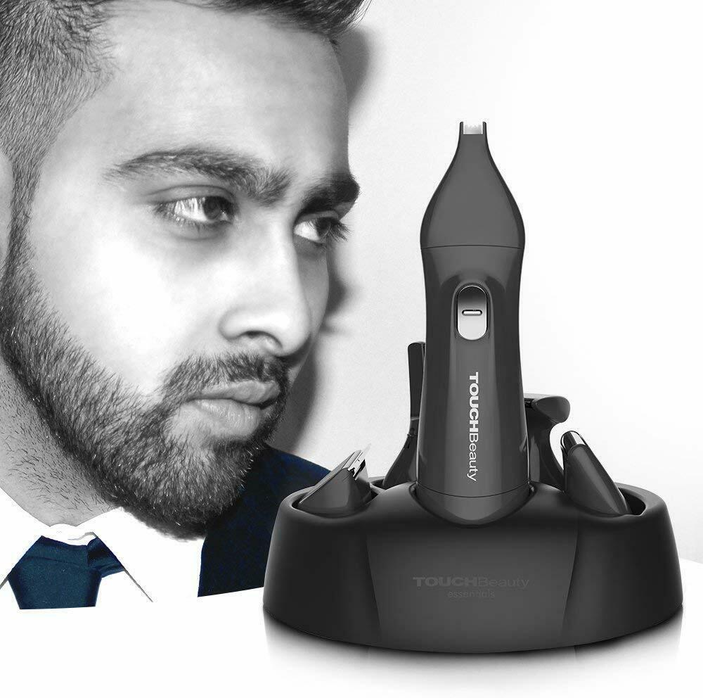 Professional Personal Groomer Set Nose Ear Beard Moustache Facial Hair Black