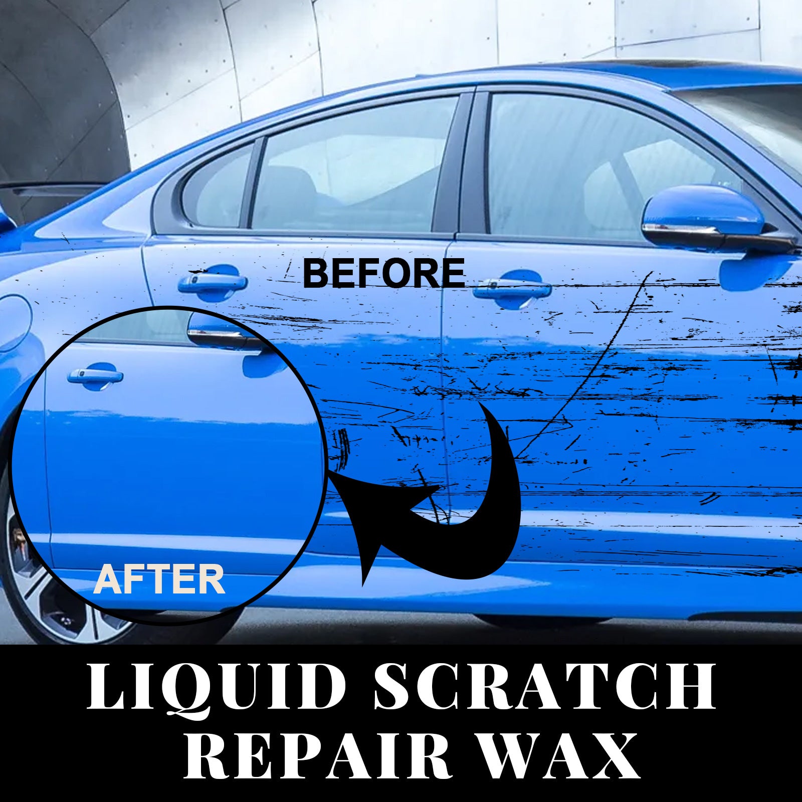 Car Paint Scratch Repair Set, Wax Polishing Scratch Remover Car Polish Cleaning Tool For Care Styling Protection Kit