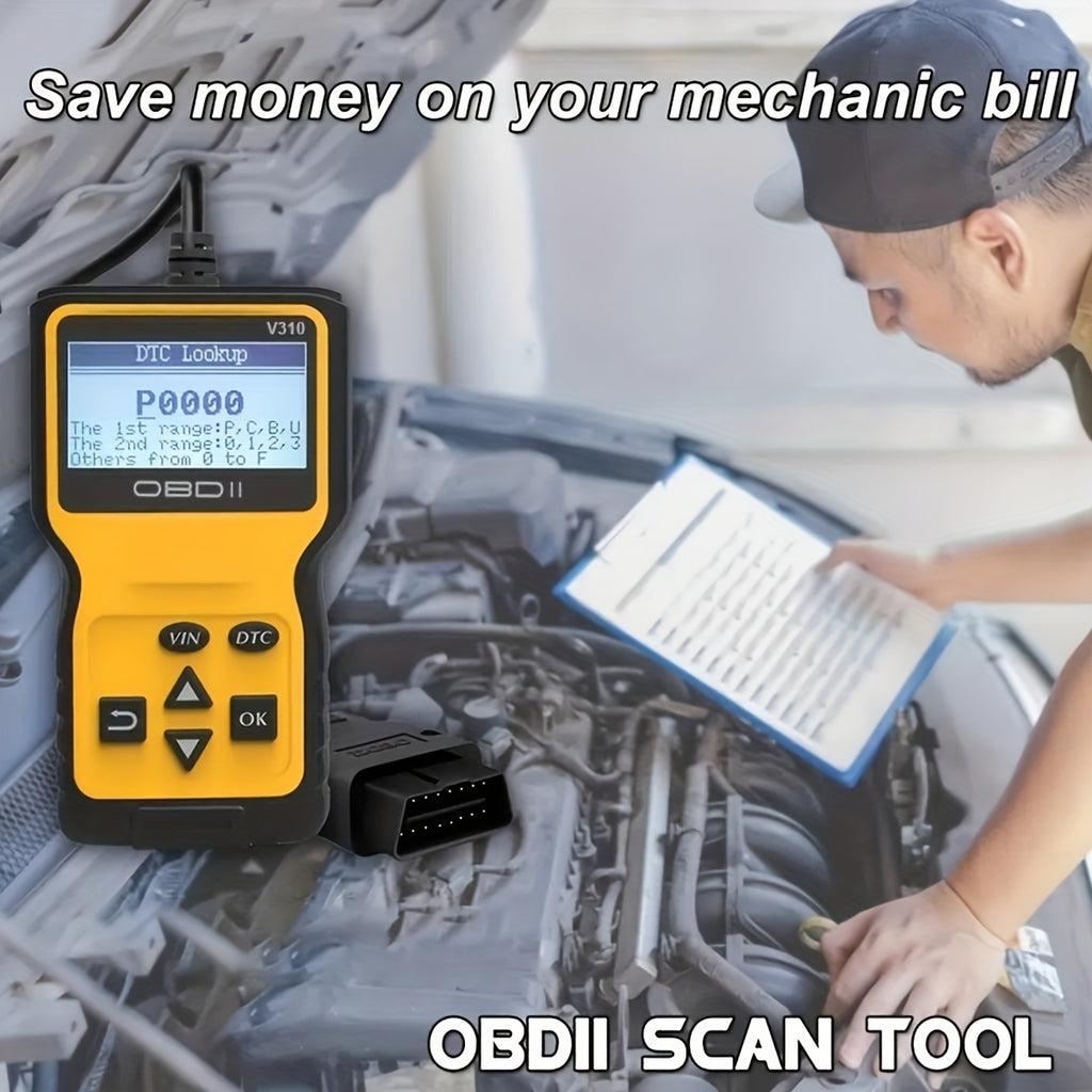 Car OBD2 Scanner,  Code Reader Engine Fault Code Reader Scanner Diagnostic Scan Tool For All OBD II Protocol Cars Since 1996