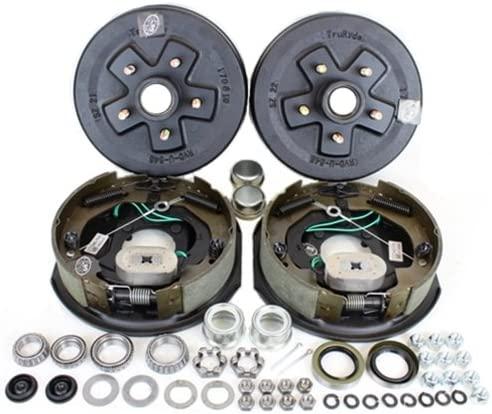 Southwest Wheel 3,500 lbs. Trailer Axle Self Adjusting Electric Brake Kit 5-4.5" Bolt Circle