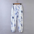 embroidery loose trousers