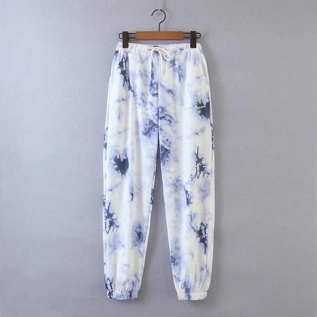 embroidery loose trousers