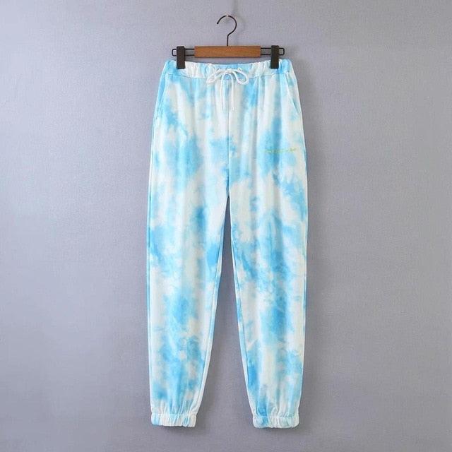 embroidery loose trousers