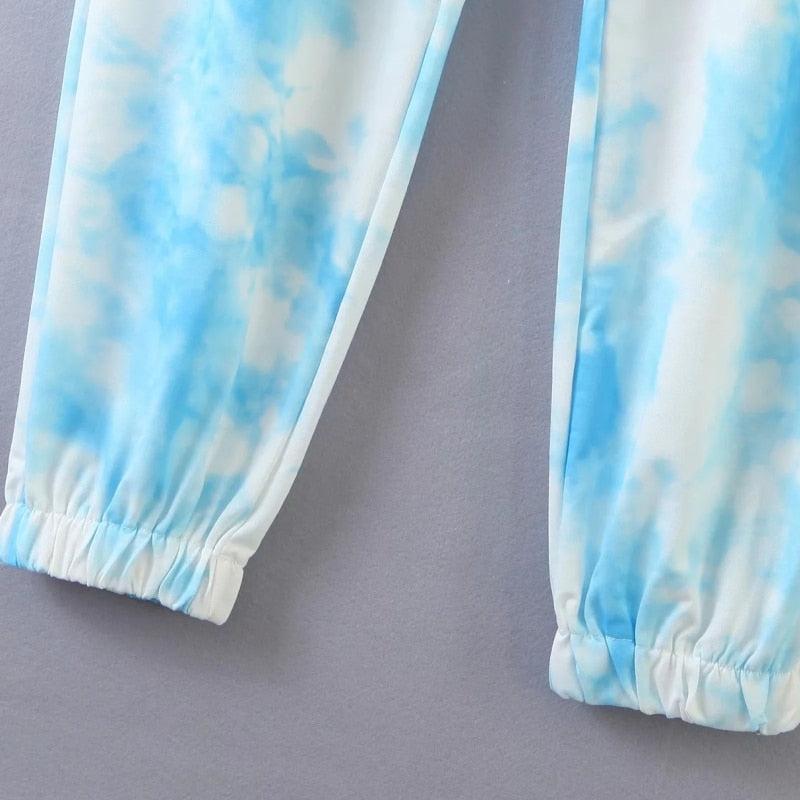 embroidery loose trousers