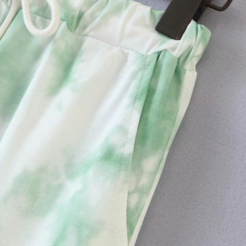 embroidery loose trousers
