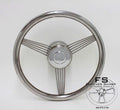 Ezgo Ez Go  Steel Banjo Wheel W/ Horn Button &amp; Installation Kit