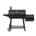 Barrel Grill 27.50 in W x 50.40 in. H Adjustable Air Vent StoraRack Cast Iron