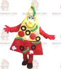 Giant pizza slice BIGGYMONKEYmascot costume, pizzeria costume