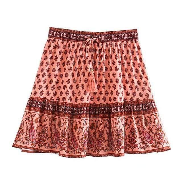 tassel chic mini skirt