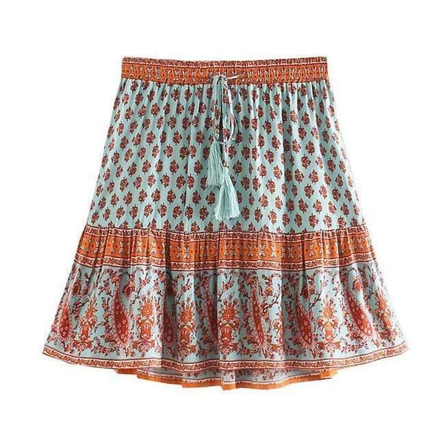 tassel chic mini skirt