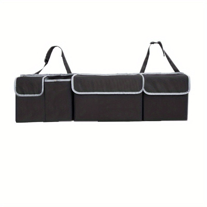 1pc High Capacity Car Boot Back Seat Trunk StoraBag Organizer Pocket Waterproof Oxford StoraBox Organizer Stowing Tidying Interior Accessories