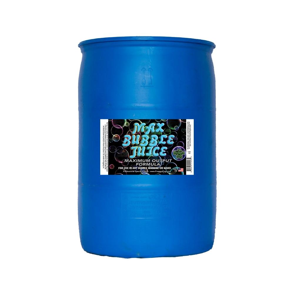 MAX Bubble Fluid - 10x Bubbles from Ordinary Machines - 55 Gallons
