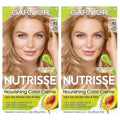 Garnier Hair Color Nutrisse Nourishing Creme, 92 Light Buttery Blonde (Shortbread) Permanent Hair Dye, 2 Count (Packaging May Vary)
