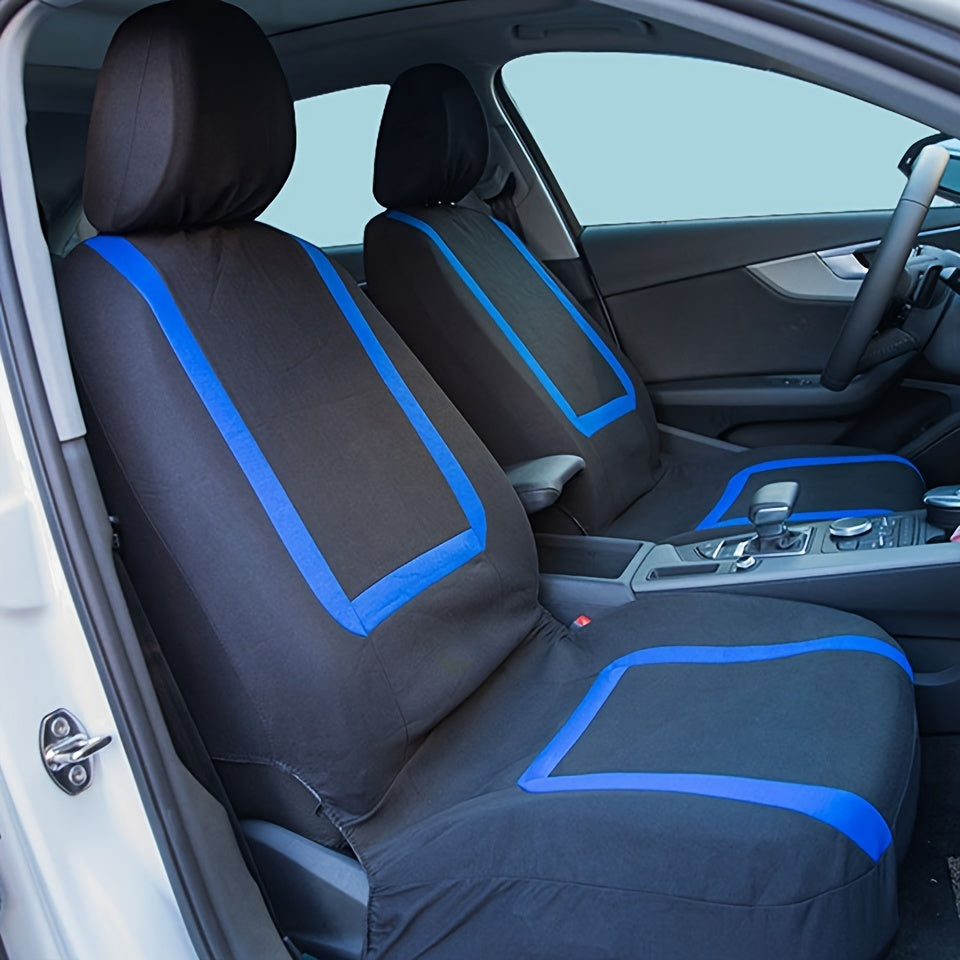 Universal Fit Car Seat Cover Full Set For Front And Rear 9 Pieces Pack Fit Most Cars