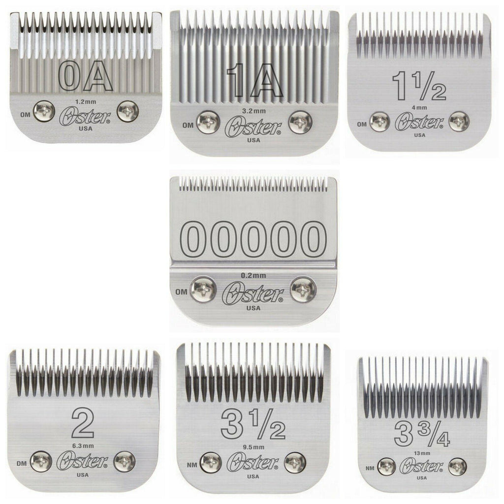 Oster 76 Clipper Replacement Blades Power Pack! 7 Blades! Best Selling Blades!