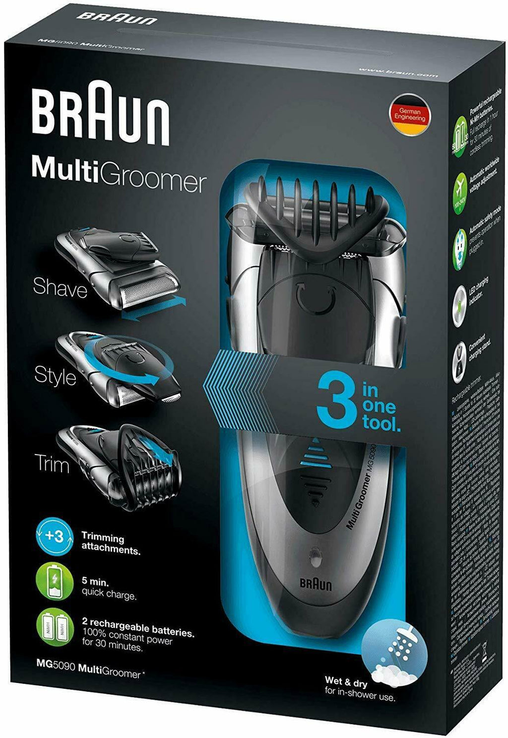 Lowest Price Braun MG5090 Multi Groom Shaver Best Quality Shaver