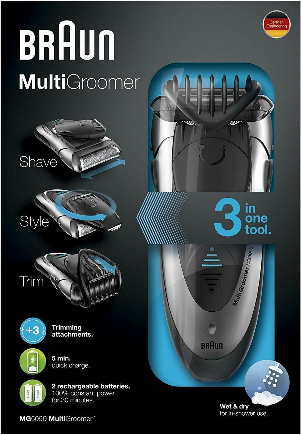 Lowest Price Braun MG5090 Multi Groom Shaver Best Quality Shaver