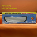 1pc Car Wide Angle Rearview Mirror Curved Interior LarField Of View Inside Mirror Blind Area Auxiliary Mirror