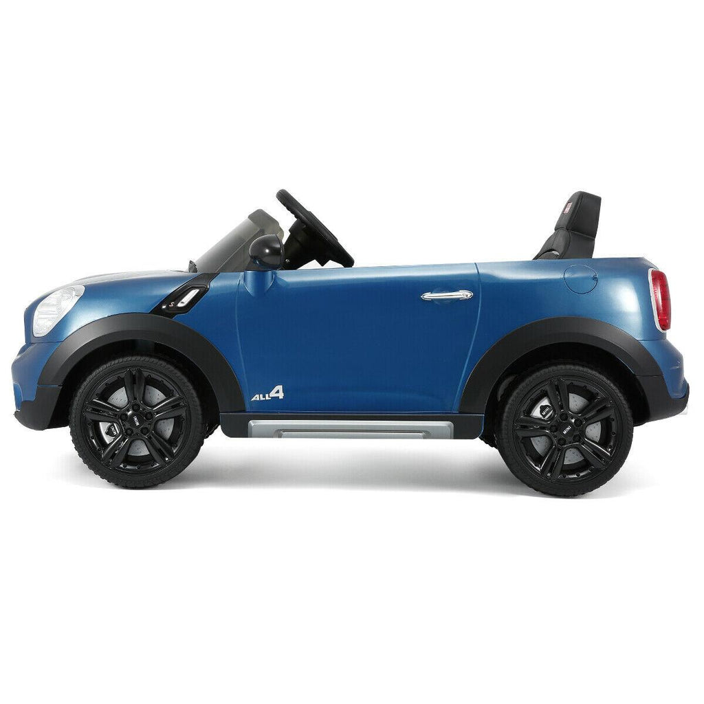 12V Electric Mini Countryman Licensed Kids Ride On Car Remote Controller Blue
