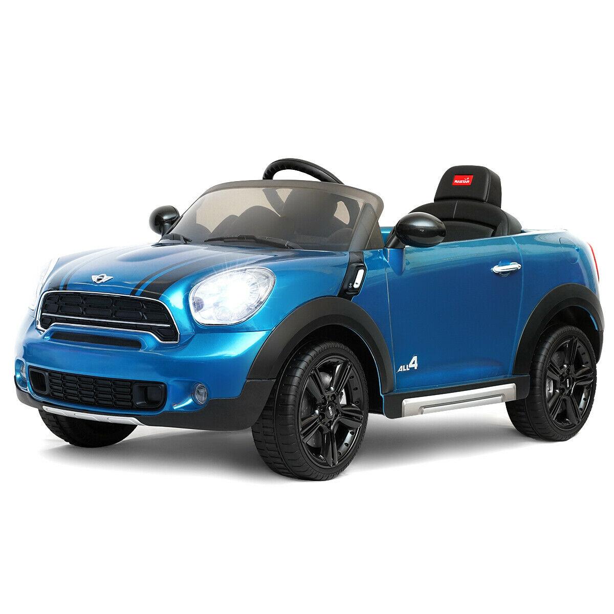 12V Electric Mini Countryman Licensed Kids Ride On Car Remote Controller Blue