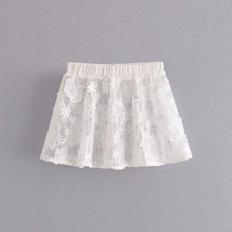 crochet daisy skater set