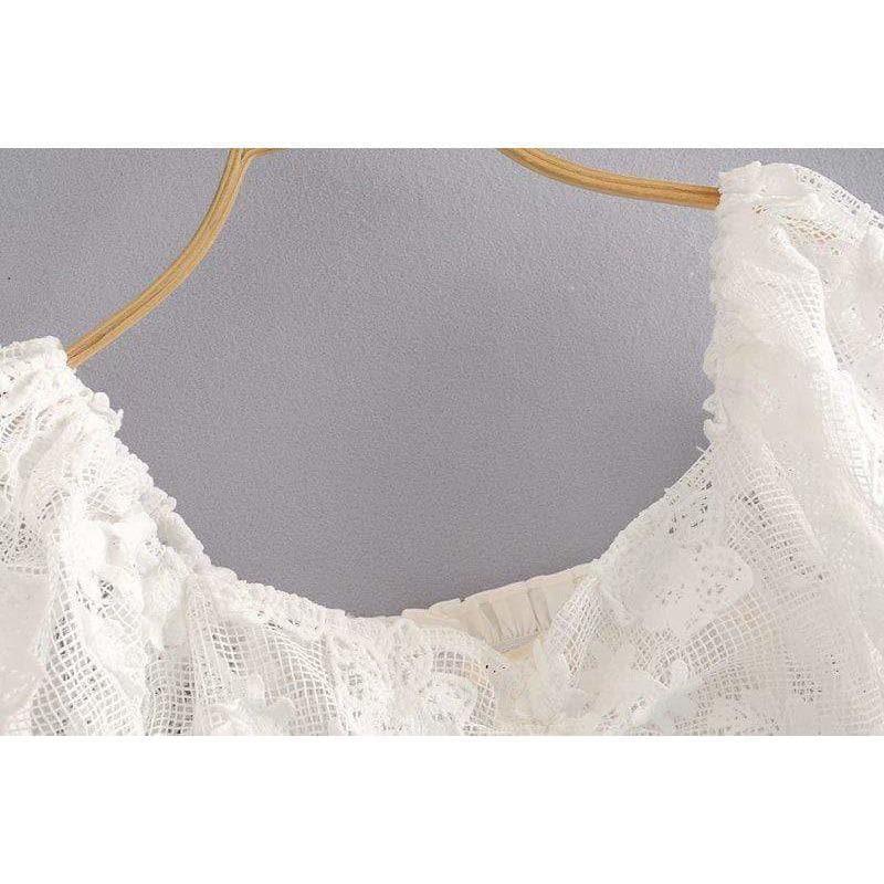crochet daisy skater set