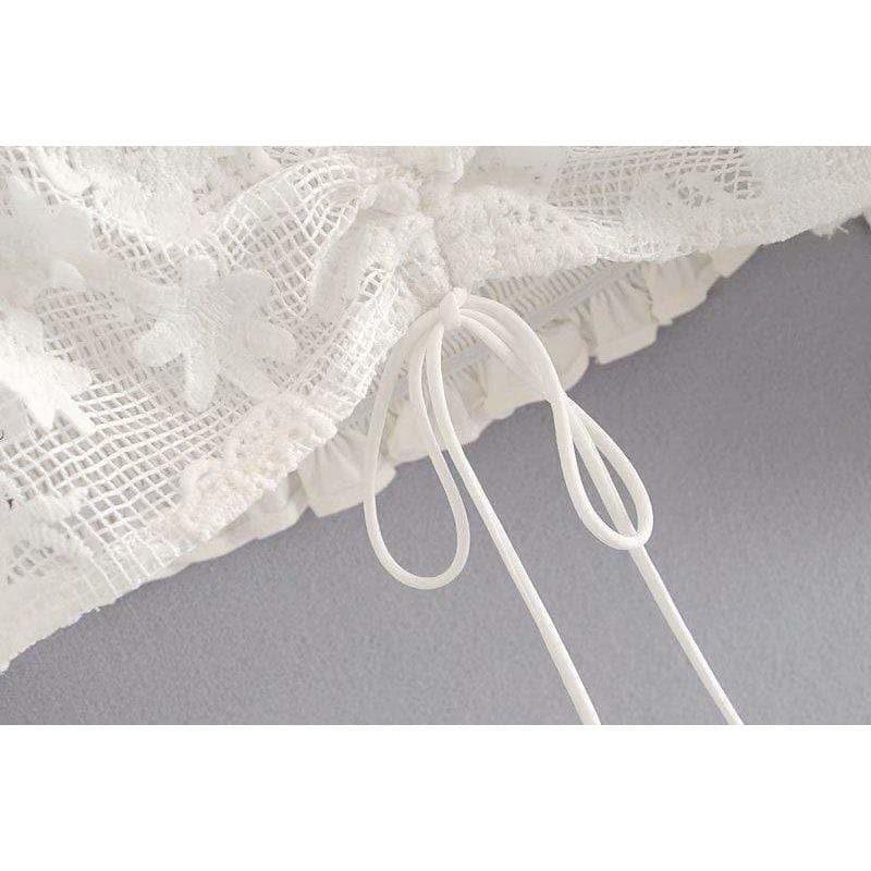 crochet daisy skater set